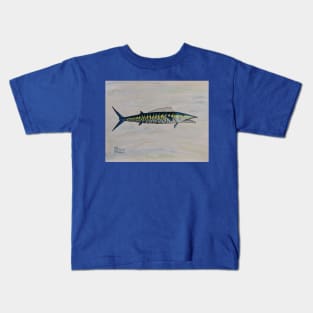 Wahoo fish study Kids T-Shirt